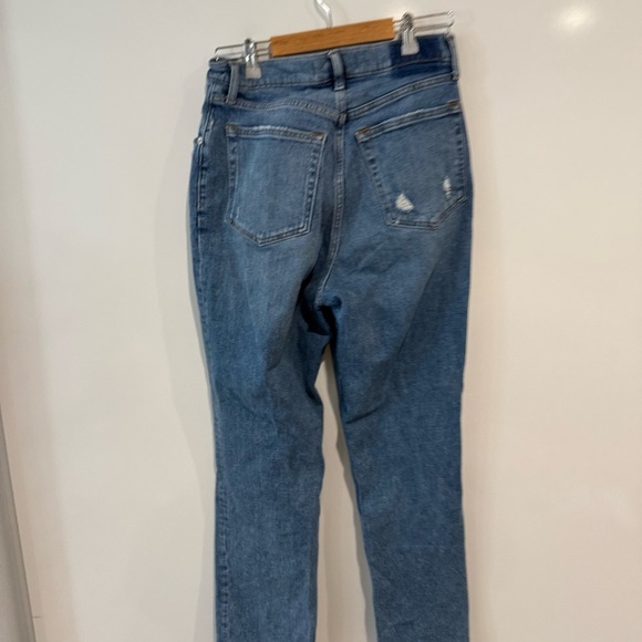Abercrombie & Fitch Curve Love 90s Straight Jean Cross - Picture 3 of 7